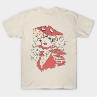 Mushroom Woman T-Shirt